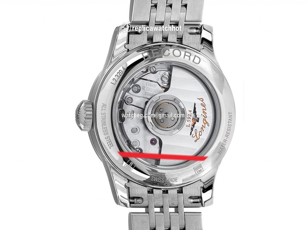 Longines Record Mens watch Unisex Automatic Steel L2.320.4.96.6 3