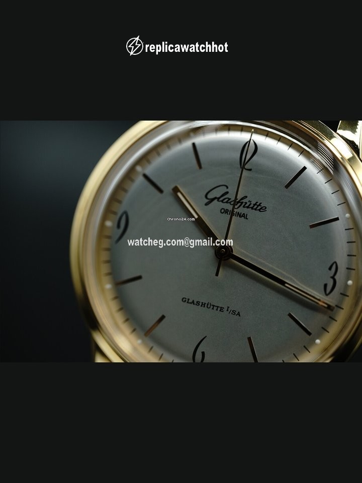 Glashtte Original Sixties Mens watch Unisex Automatic Rose gold 1-39-52-01-01-04 3