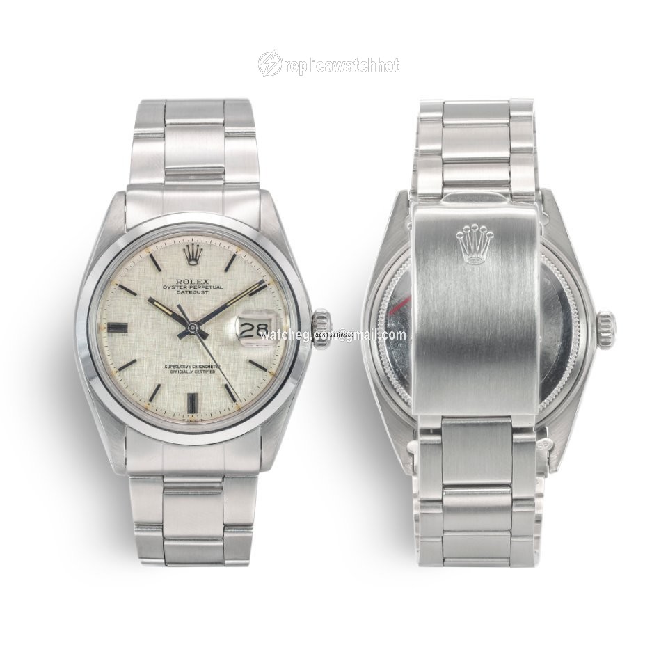 Rolex Datejust 36 Mens watch Unisex Steel Automatic 1600 Vintage 3