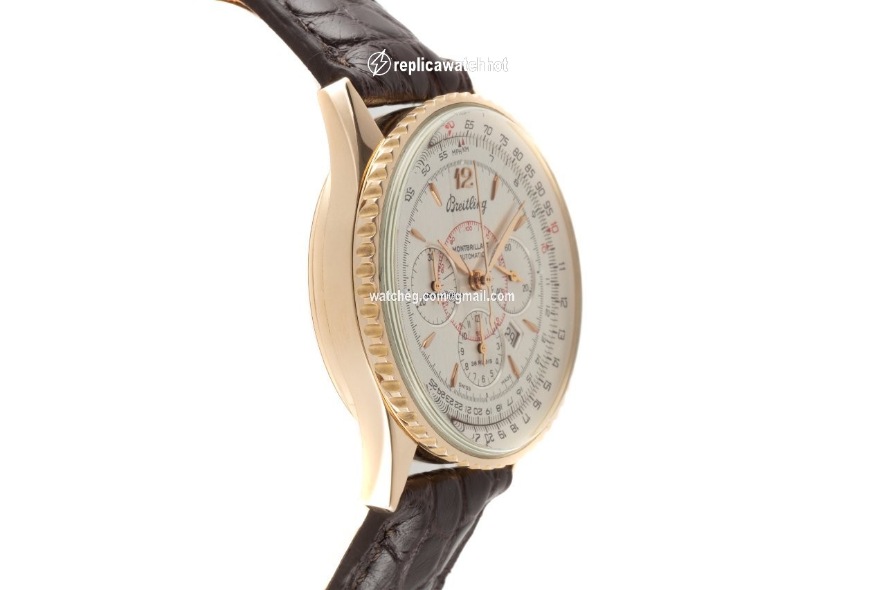 Breitling Montbrillant Mens watch Unisex Automatic Yellow gold H41330 3