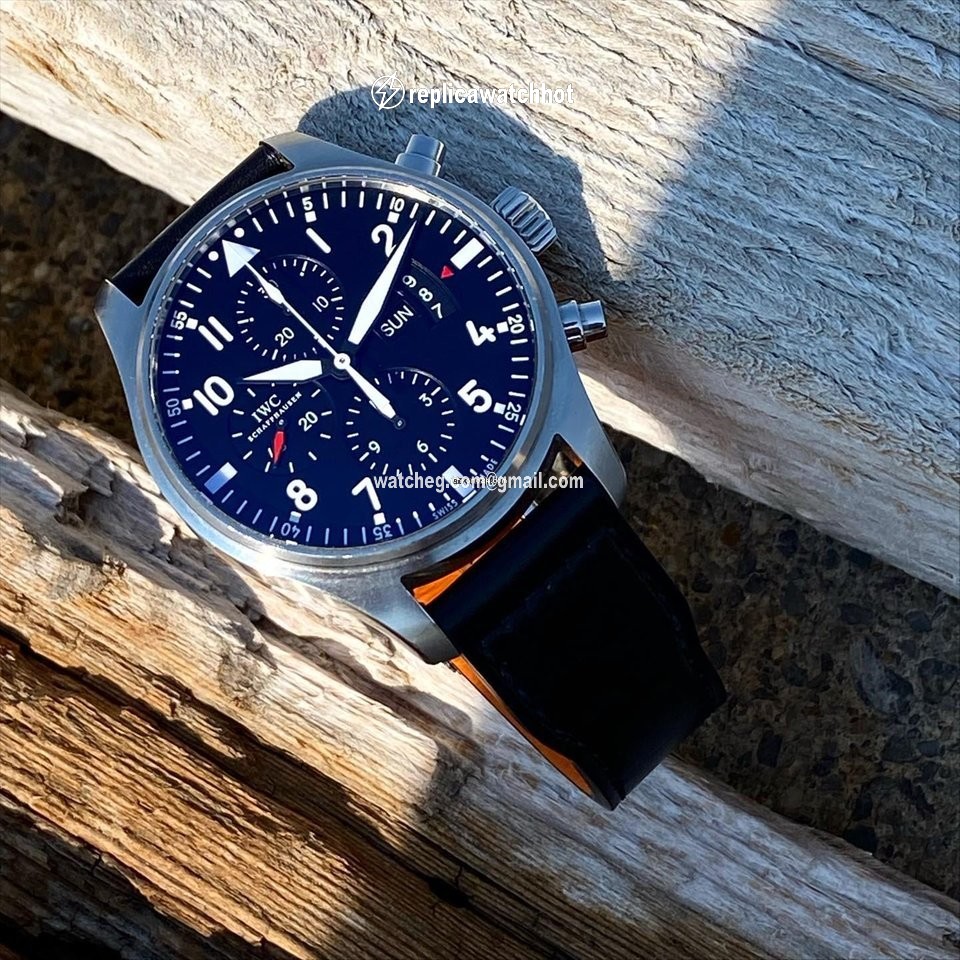 IWC Pilot Chronograph Mens watch Unisex Automatic Steel IW377701 3