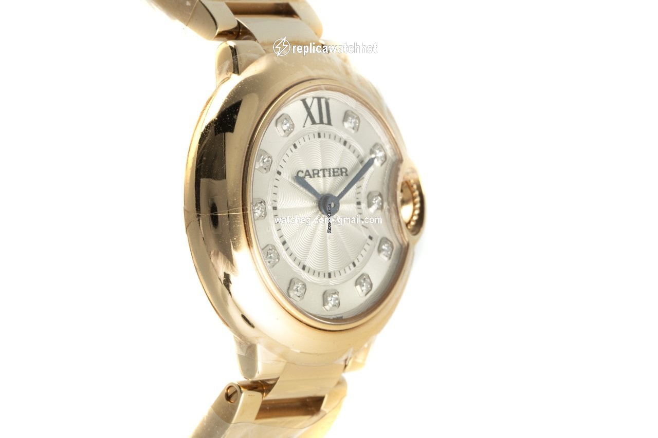 Cartier Ballon Bleu 28mm Womens watch Quartz Yellow gold WJBB0016 3