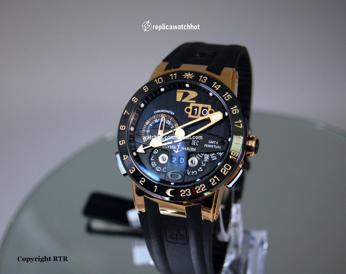 Ulysse Nardin El Toro  Black Toro Mens watch Unisex Automatic Rose gold 326-03 3