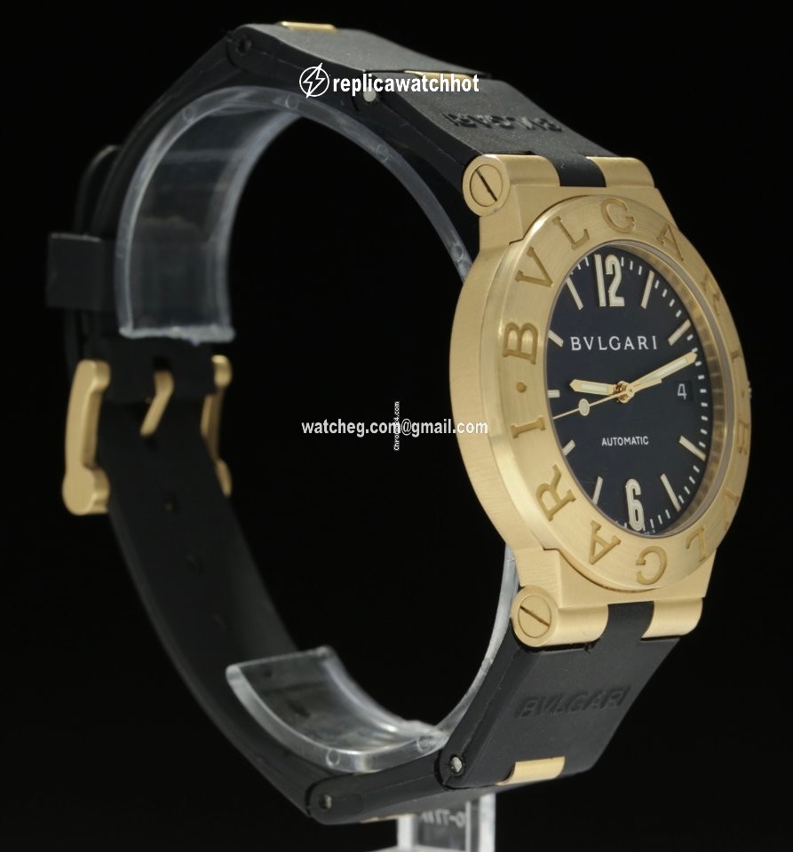 Bulgari Diagono Mens watch Unisex Automatic Yellow gold SD 38 G 3