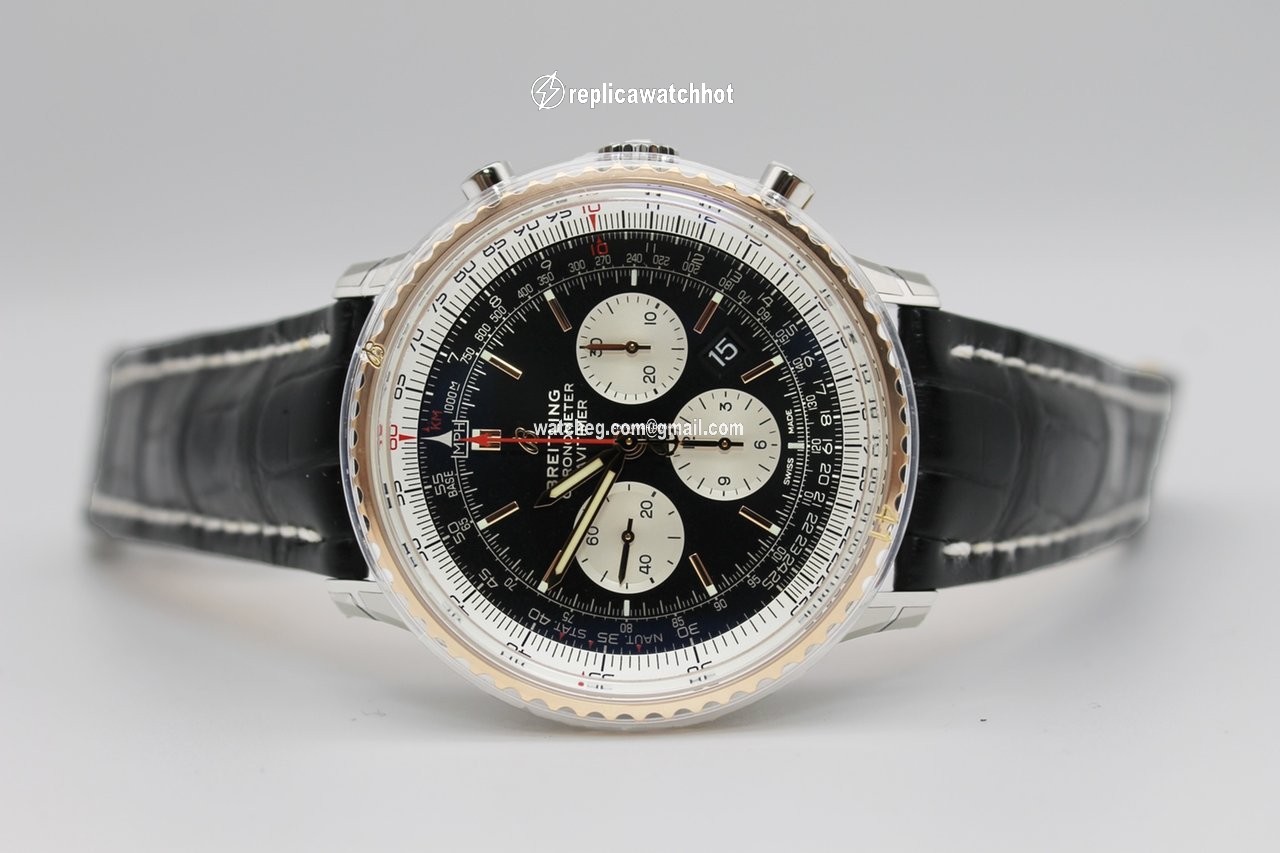 Breitling Navitimer 01 (46 MM) Mens watch Unisex Automatic Gold Steel UB0127211B1P2 3