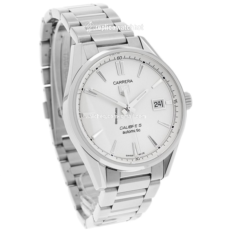 TAG Heuer Carrera Calibre 5 Mens watch Unisex Automatic Steel WAR211B 3