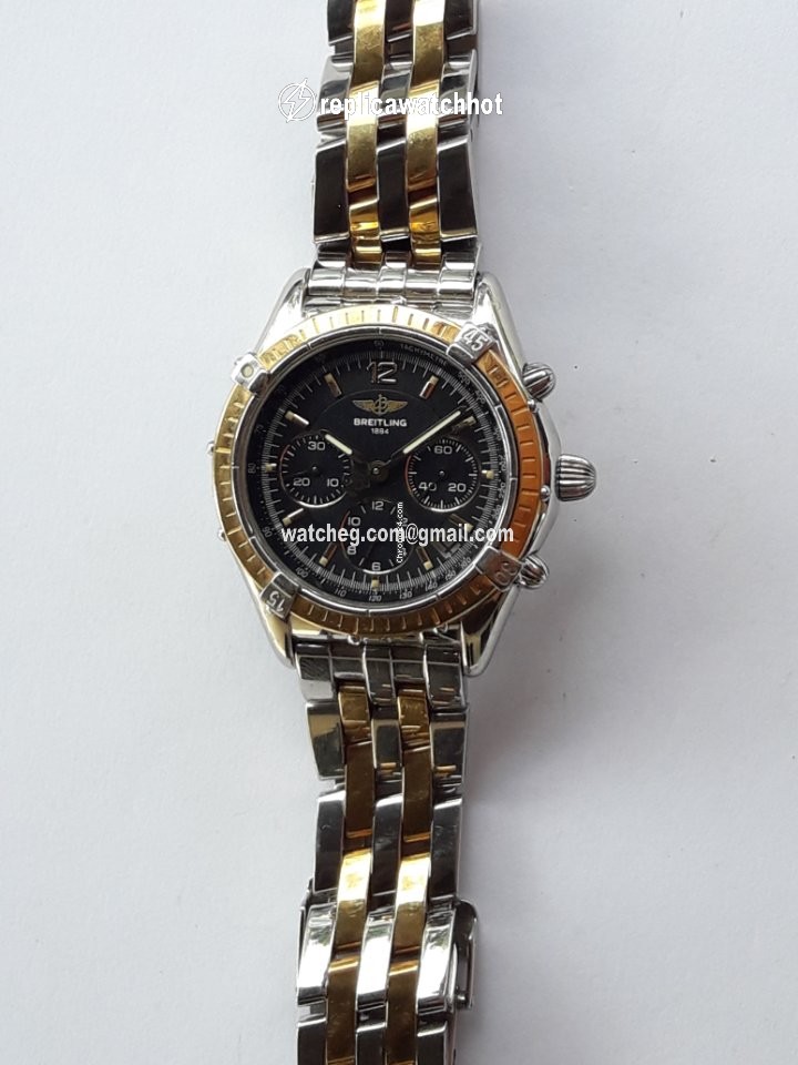 Breitling Chrono Cockpit Automatic Gold Steel D30012 3