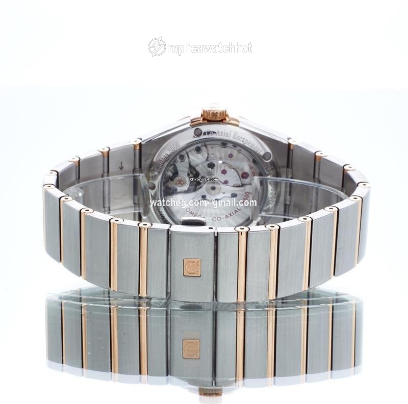 Omega Constellation Men Mens watch Unisex Automatic Gold Steel 123.20.38.21.06.002 3