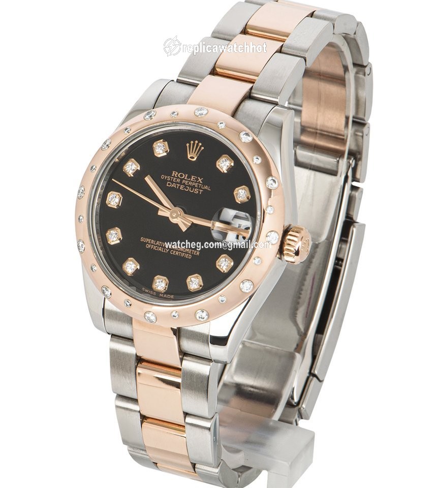 Rolex Datejust 31 Womens watch Gold Steel Automatic 178341 3