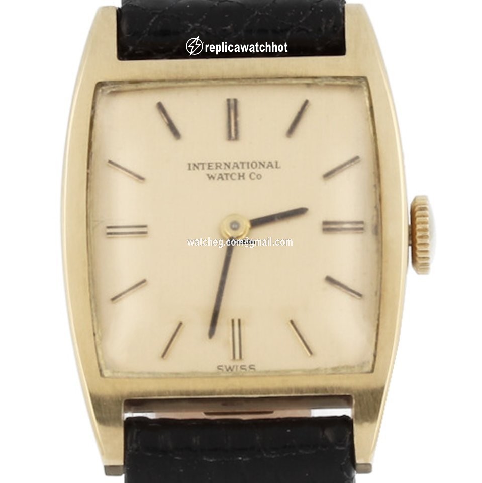IWC Womens watch Manual winding Yellow gold Vintage IWC 3