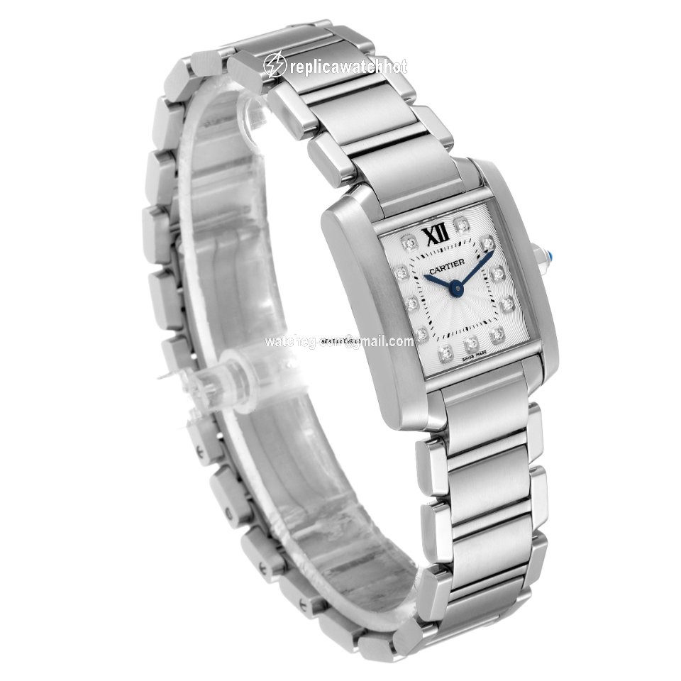 Cartier Tank Francaise Womens watch Quartz Steel WE110006 3