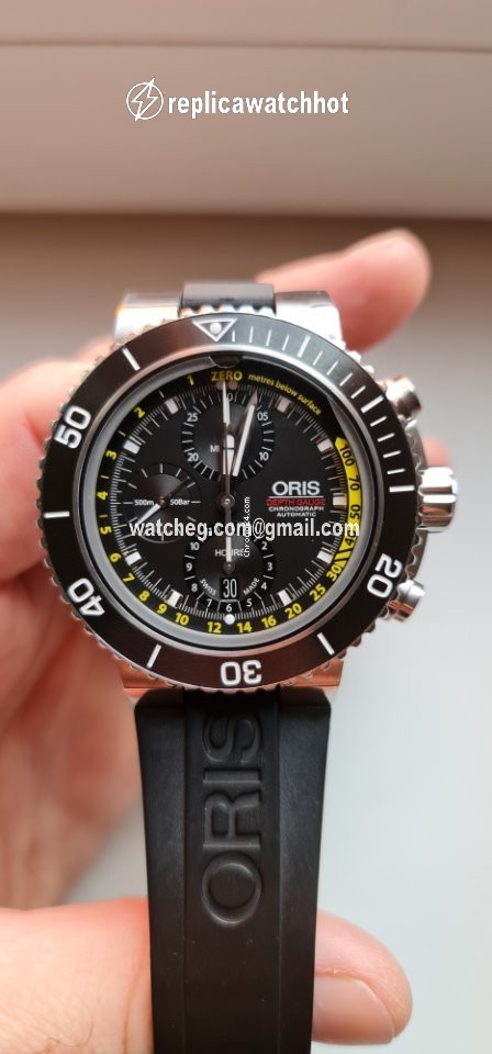 Oris Aquis Depth Gauge Mens watch Unisex Automatic Steel 01 774 7708 4154 3