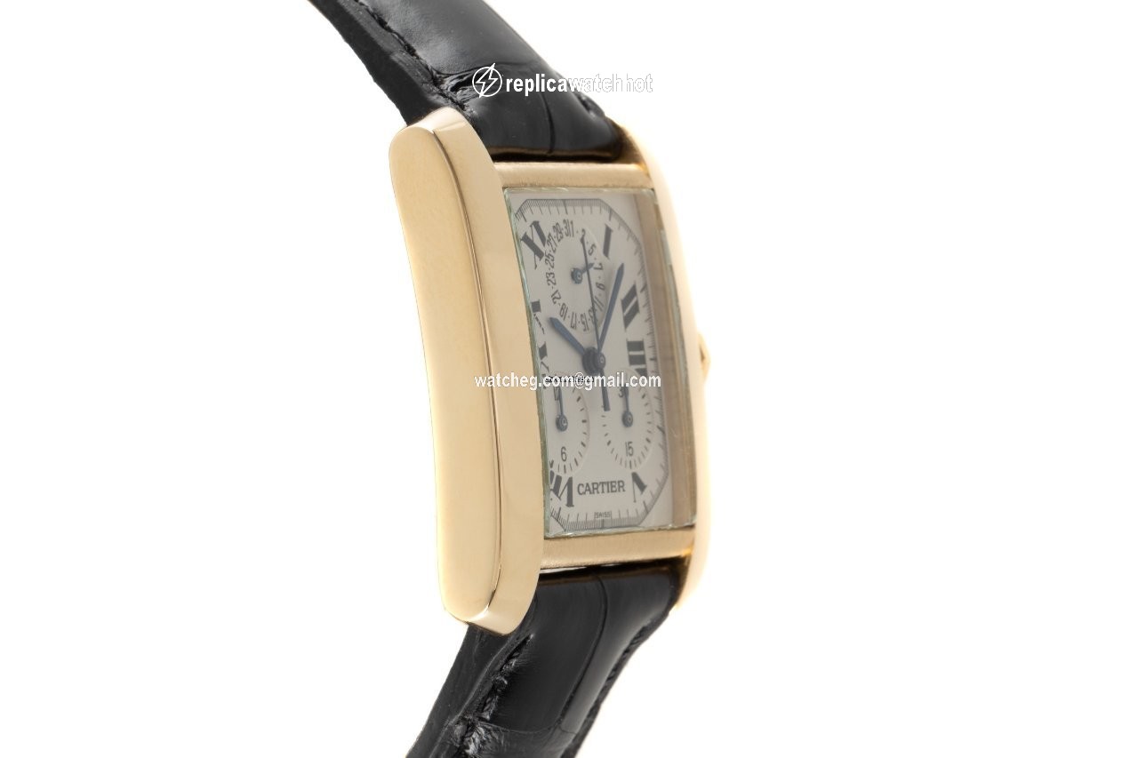Cartier Tank Francaise Mens watch Unisex Quartz Yellow gold 1830 3