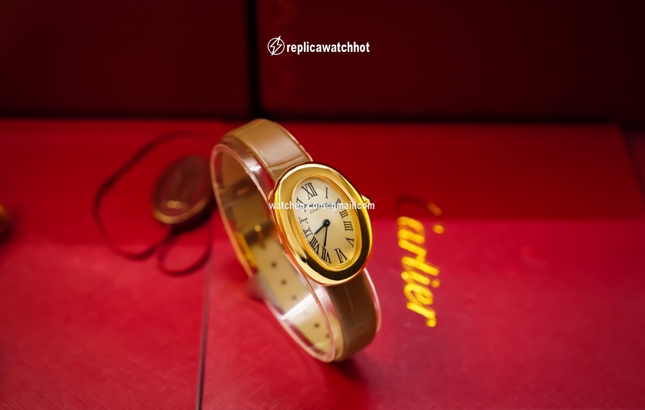 Cartier Baignoire Womens watch Quartz Yellow gold WGBA0007 3