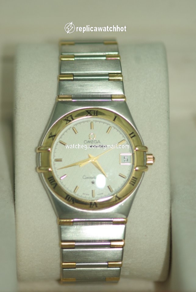 Omega Constellation Mens watch Unisex Quartz Gold Steel 1312.30 3