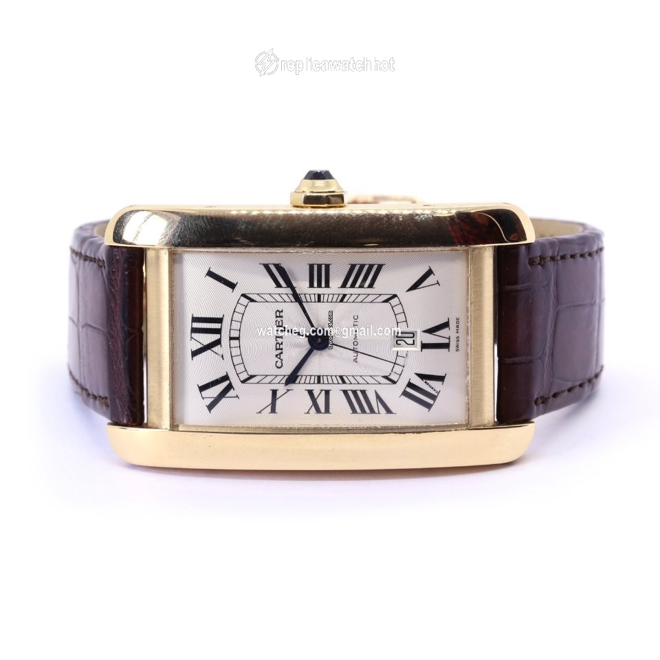 Cartier Tank Americaine Mens watch Unisex Automatic Yellow gold 2926 3