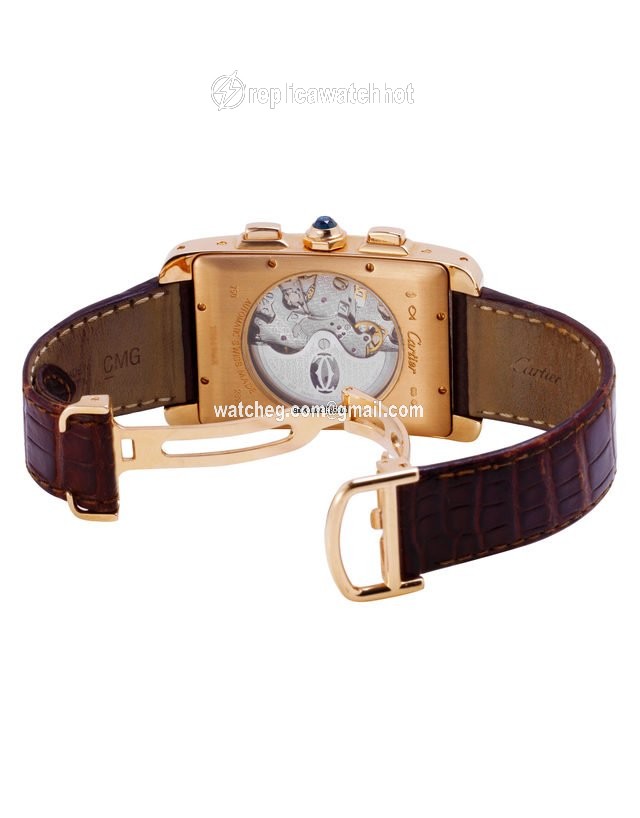 Cartier Tank Americaine Mens watch Unisex Automatic Yellow gold W2609356 3