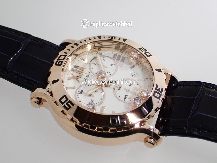 Chopard Happy Sport Womens watch Quartz Red gold 283581-5003 3