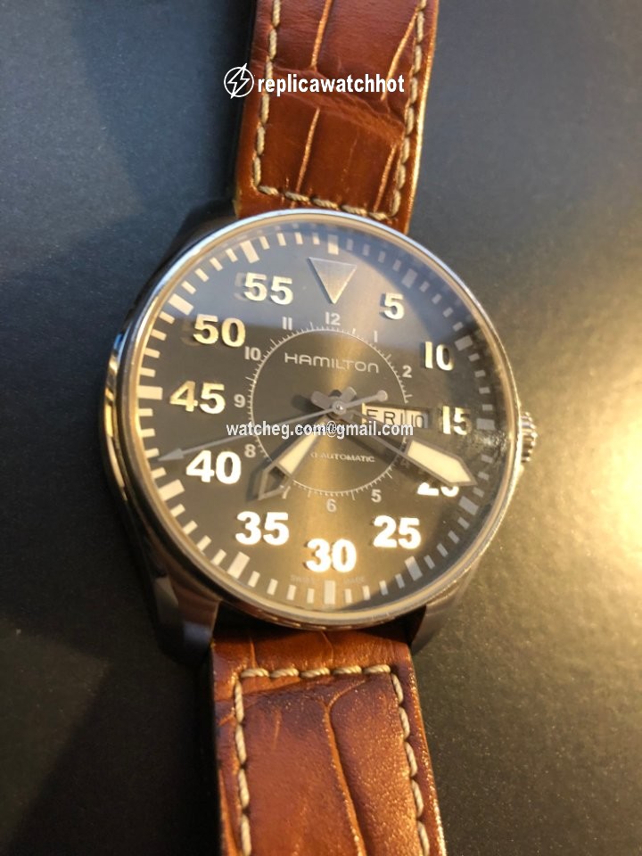 Hamilton Khaki Pilot Mens watch Unisex Automatic Steel H64715885 3