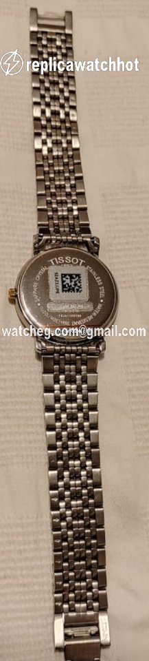 Tissot Mens watch Unisex Quartz Gold Steel T870 970 3