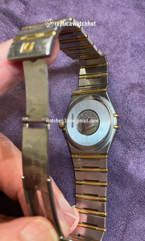 Omega Constellation Day-Date Mens watch Unisex Quartz Gold Steel 3961070 3
