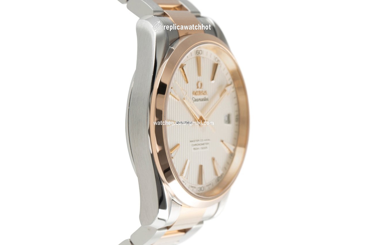 Omega Seamaster Aqua Terra Mens watch Unisex Automatic Gold Steel 231.20.42.21.02.001 3