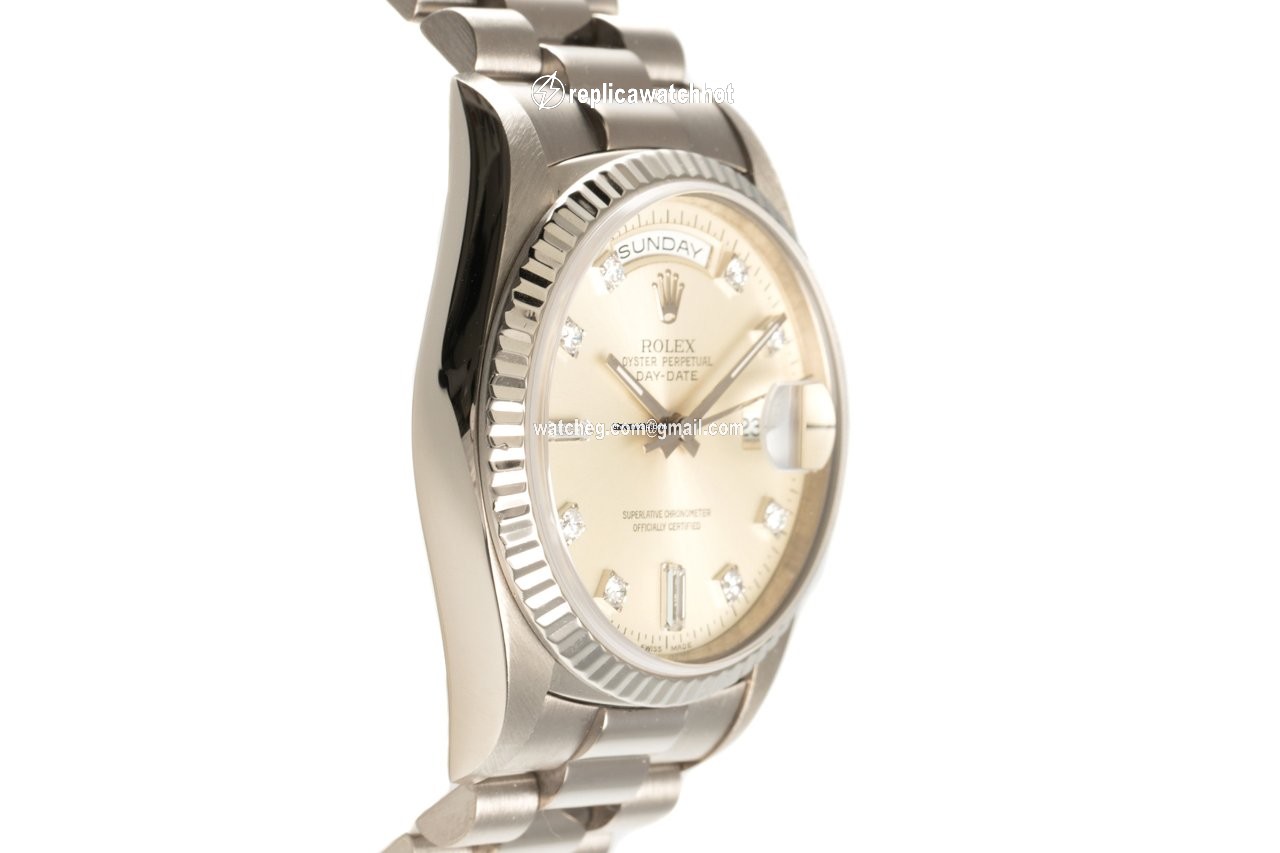 Rolex Day-Date 36 Mens watch Unisex White gold Automatic 18239 3