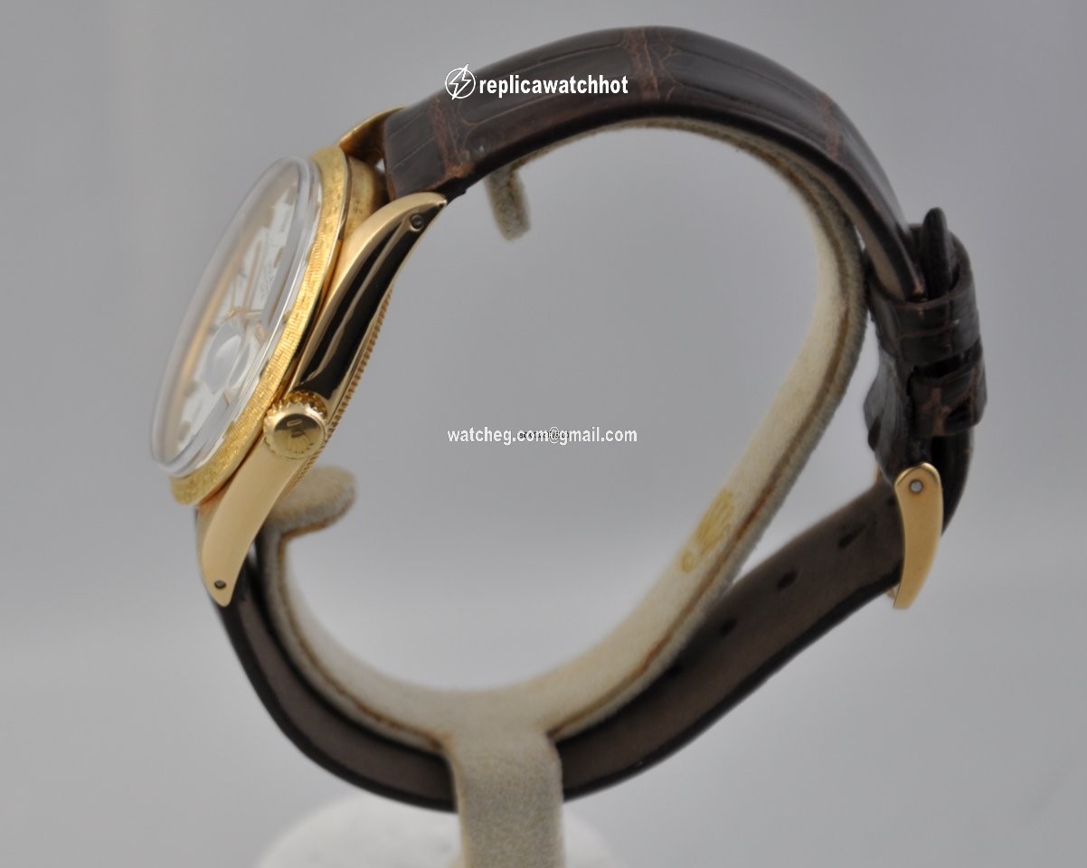 Rolex Oyster Perpetual Date Mens watch Unisex Yellow gold Automatic 1514 3