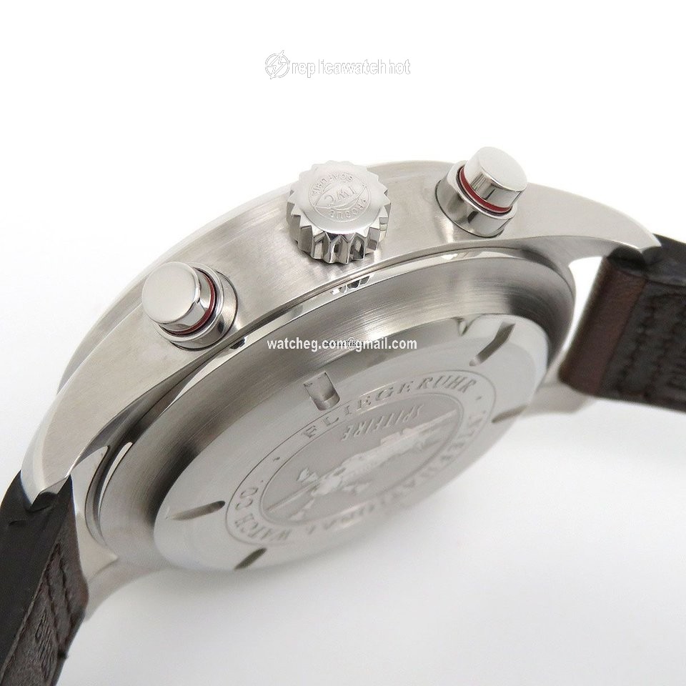 IWC Pilot Double Chronograph Mens watch Unisex Automatic Steel IW371802 3
