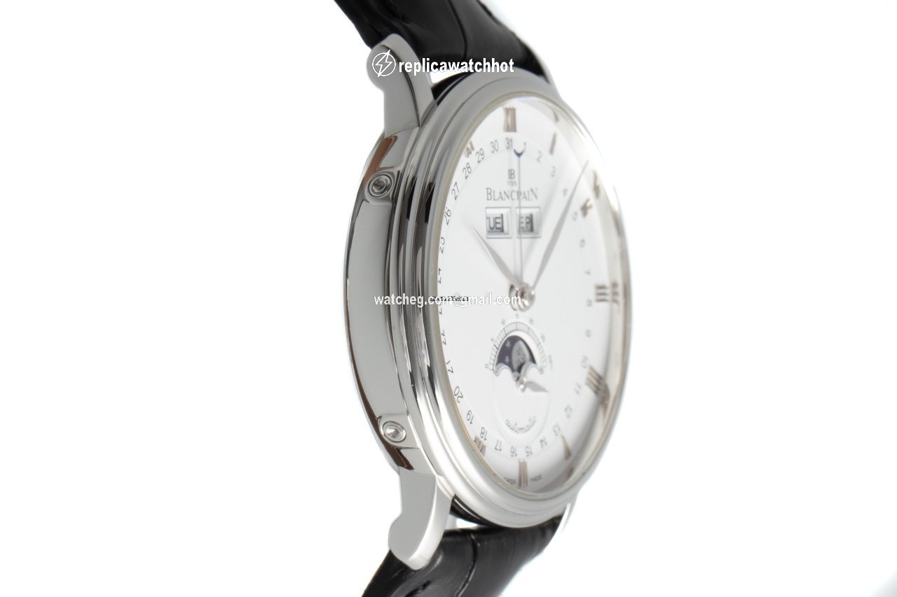 Blancpain Villeret Quantieme Complet Mens watch Unisex Automatic Steel 6263 3