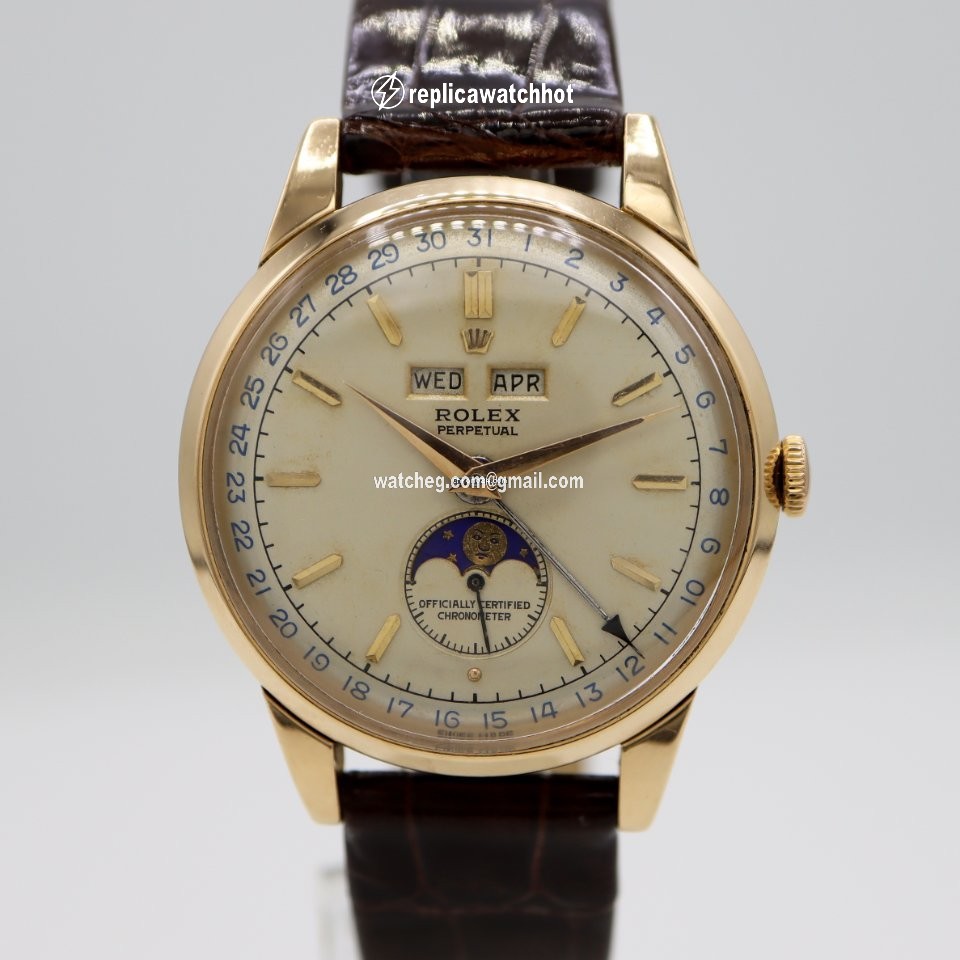 Rolex Mens watch Unisex Rose gold Automatic 8171 3