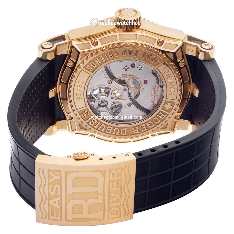 Roger Dubuis Easy Diver Mens watch Unisex Manual winding Rose gold SE48 02 5 K9.53 3