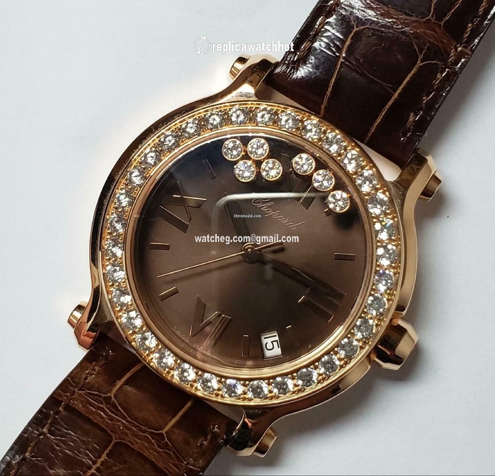 Chopard Happy Sport Quartz Rose gold 277473-5008 3