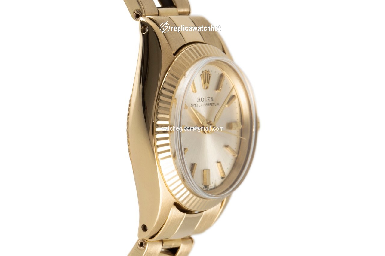 Rolex Oyster Perpetual Womens watch Yellow gold Automatic 6619 3