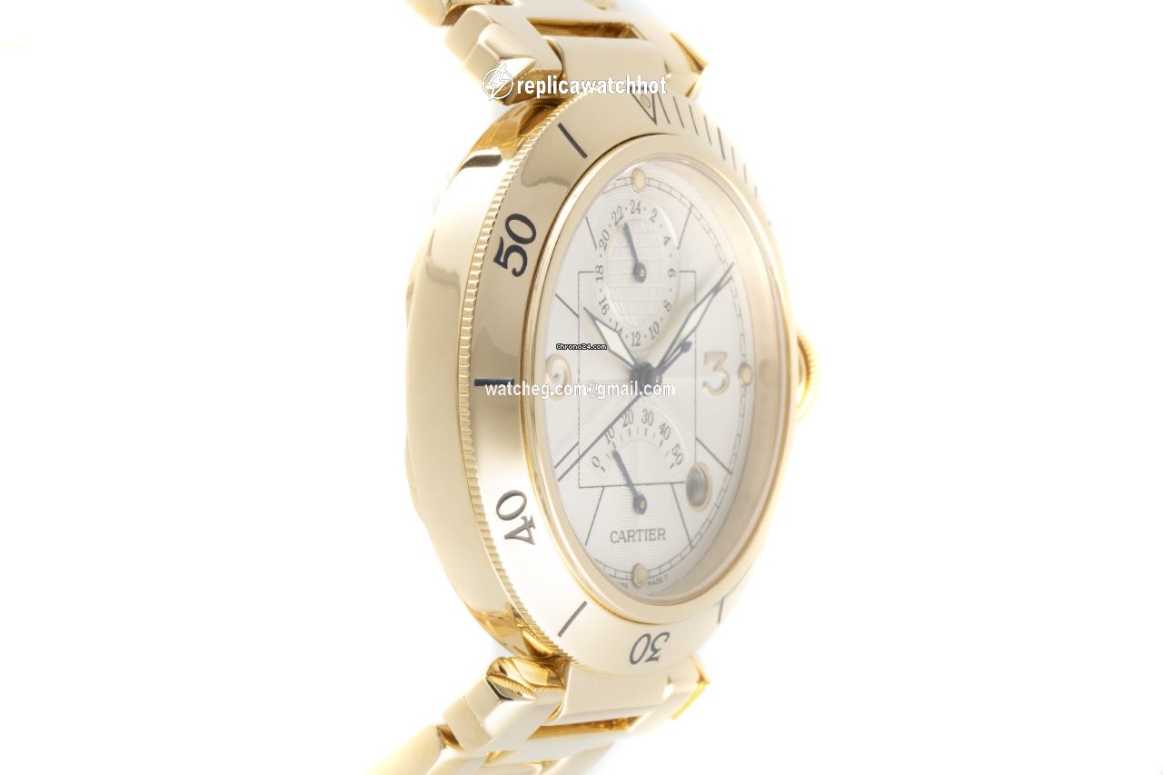 Cartier Pasha Mens watch Unisex Automatic Yellow gold 2395 3