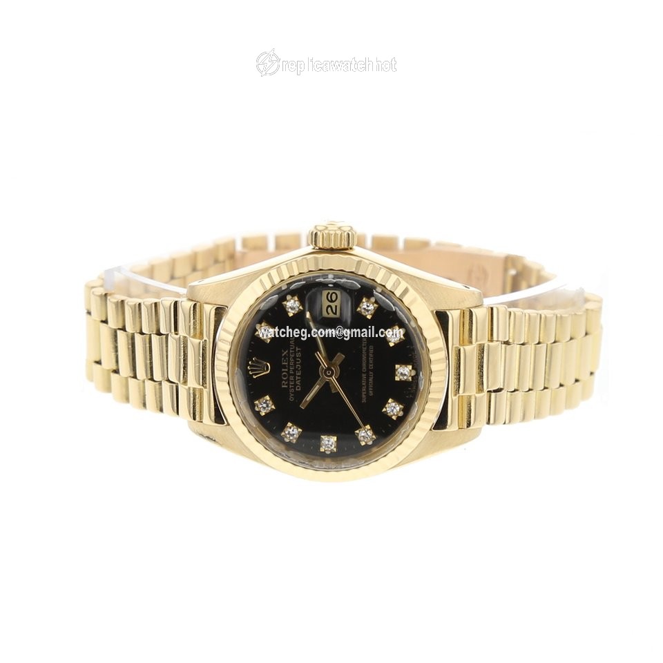 Rolex Lady-Datejust Mens watch Unisex Yellow gold Automatic 6917 8 3