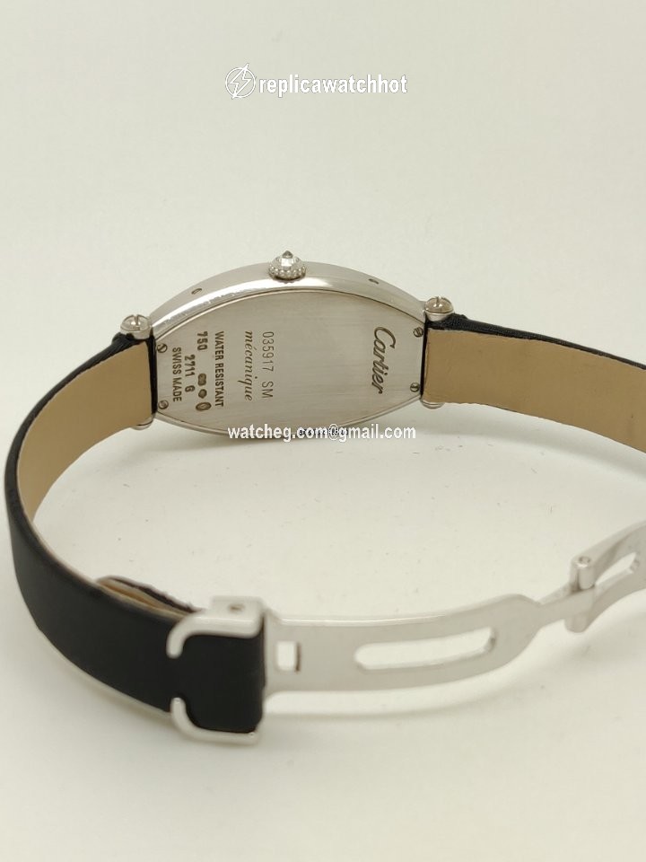 Cartier Tonneau Womens watch Manual winding White gold 2711 3