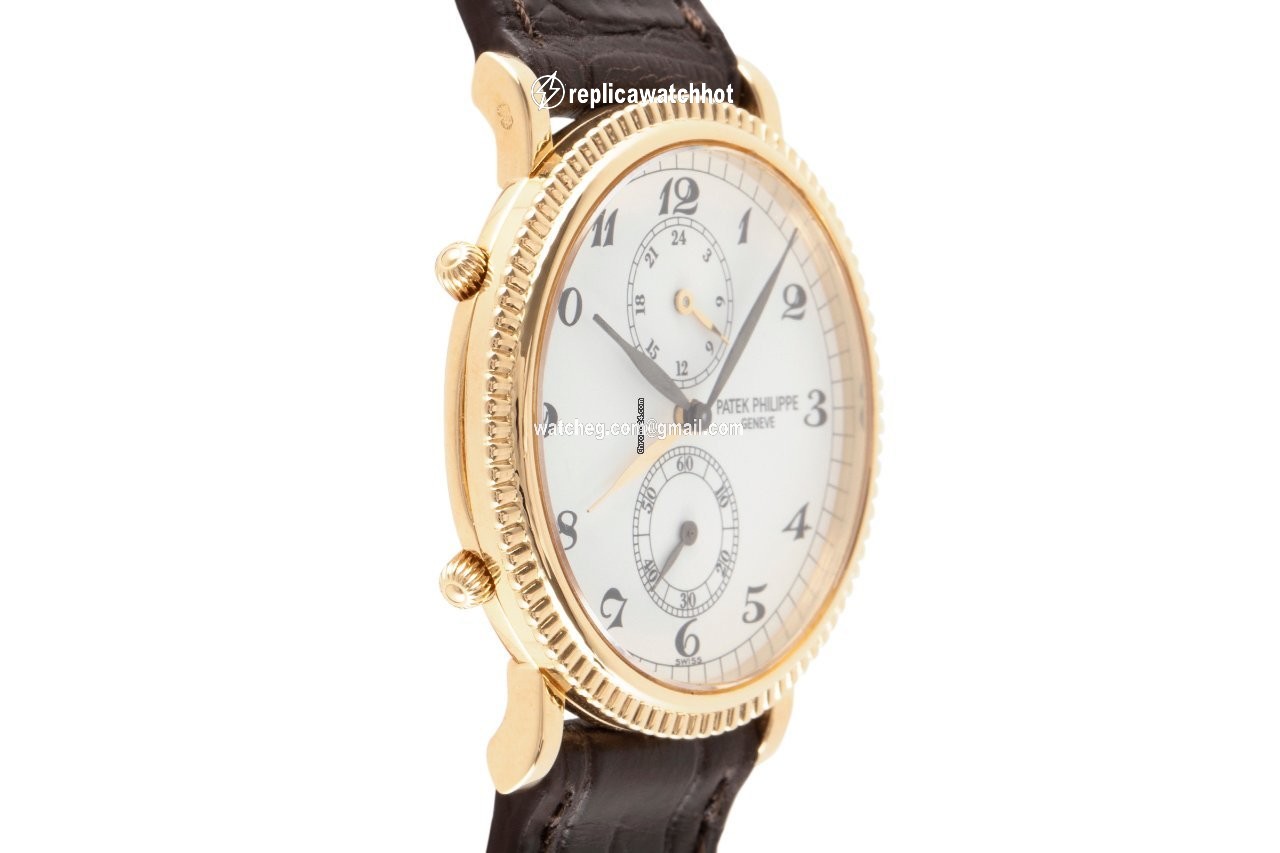 Patek Philippe Travel Time Mens watch Unisex Manual winding Yellow gold 5034 3