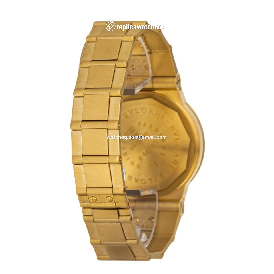 Bulgari Diagono Mens watch Unisex Automatic Yellow gold LCV 35 G 3