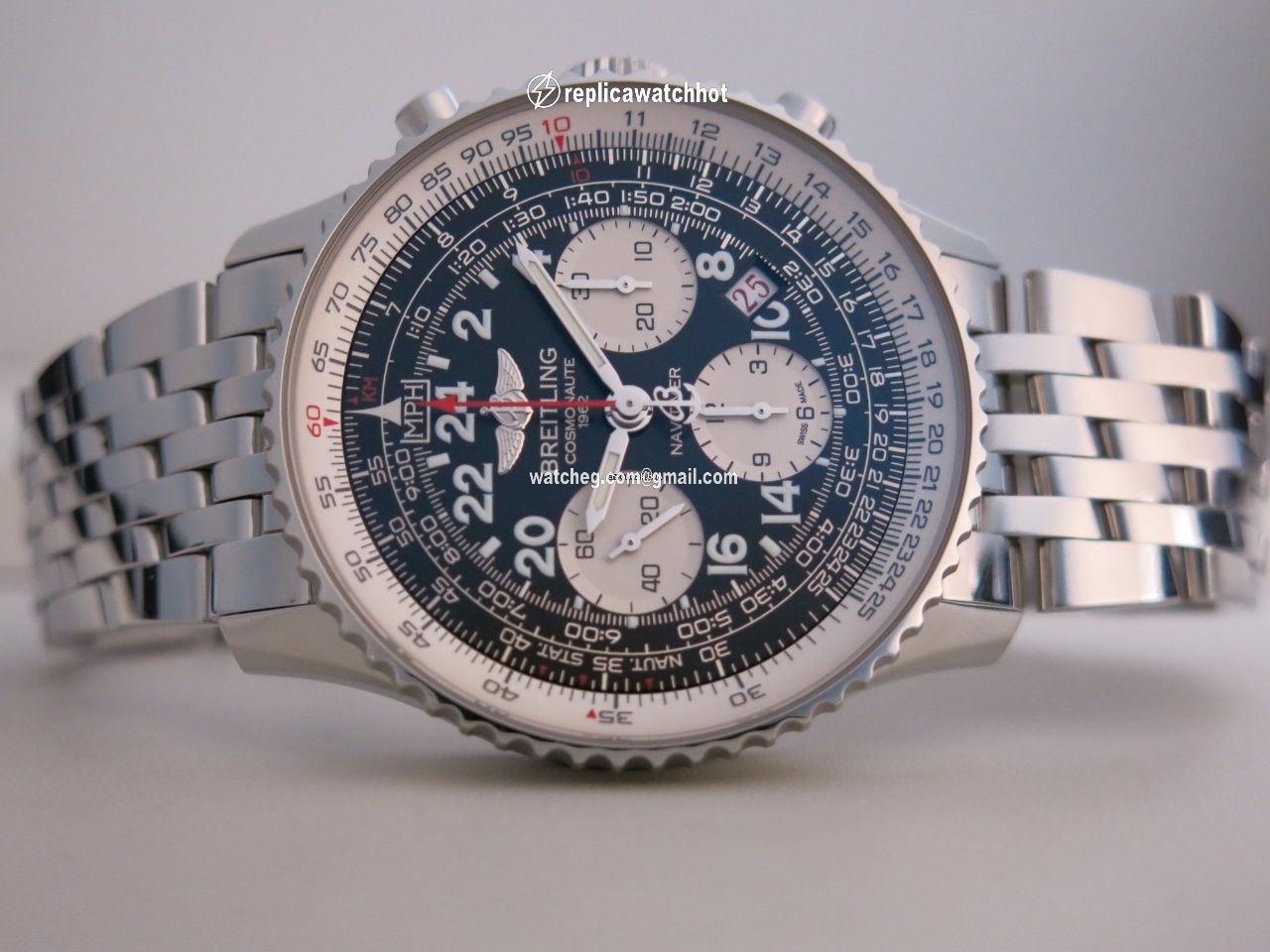 Breitling Navitimer Cosmonaute Mens watch Unisex Manual winding Steel AB021012 BB59 3