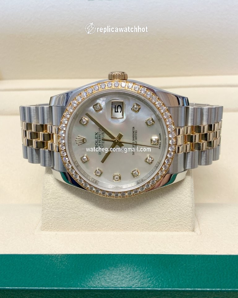 Rolex Datejust 36 Gold Steel Automatic 116243 3