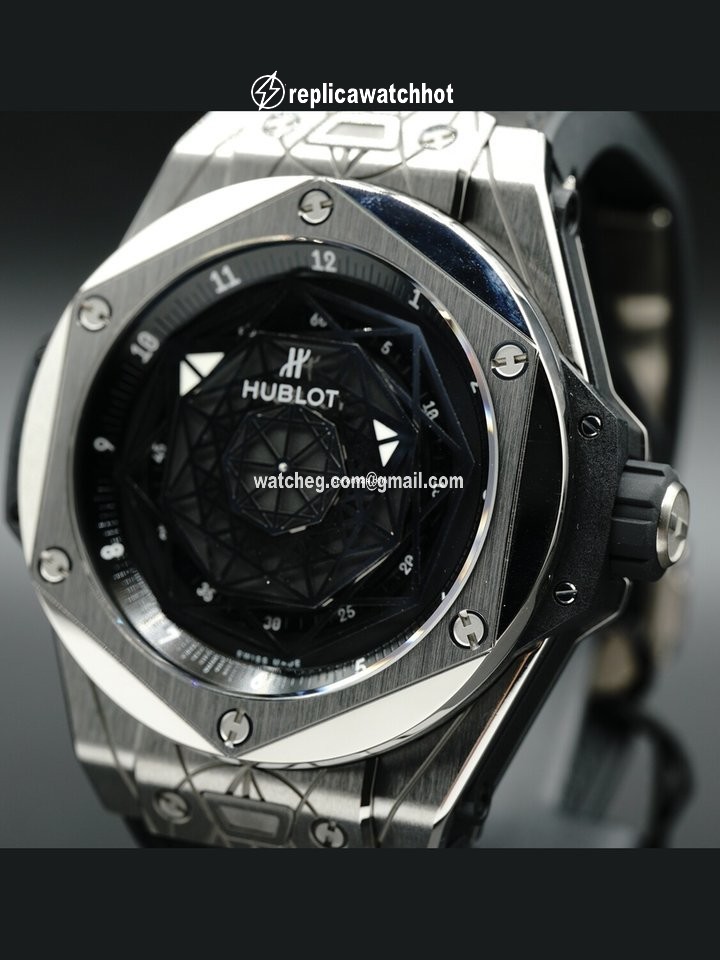 Hublot Big Bang Sang Bleu Mens watch Unisex Automatic Titanium 415.NX.1112.VR.MXM16 3