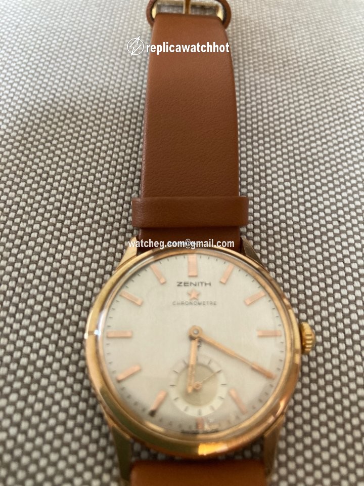 Zenith Mens watch Unisex Manual winding Rose gold 082765 3
