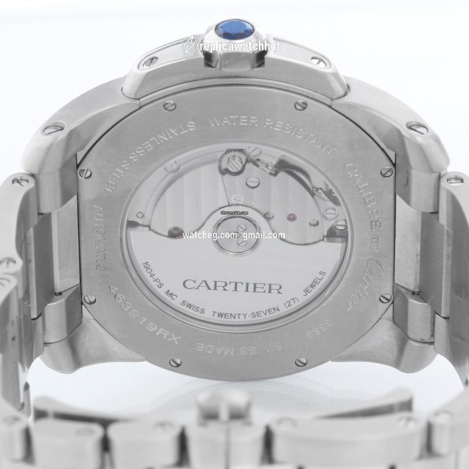 Cartier Calibre de Cartier Mens watch Unisex Automatic Steel W7100015 3389 3