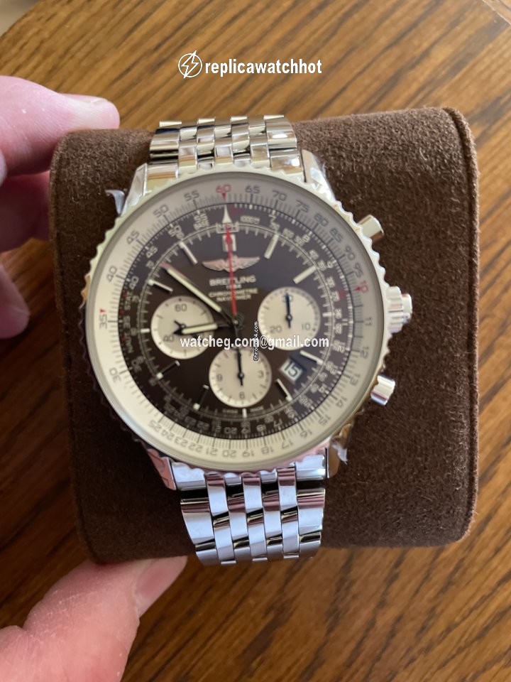 Breitling Navitimer Rattrapante Mens watch Unisex Automatic Steel AB031021 Q615 3