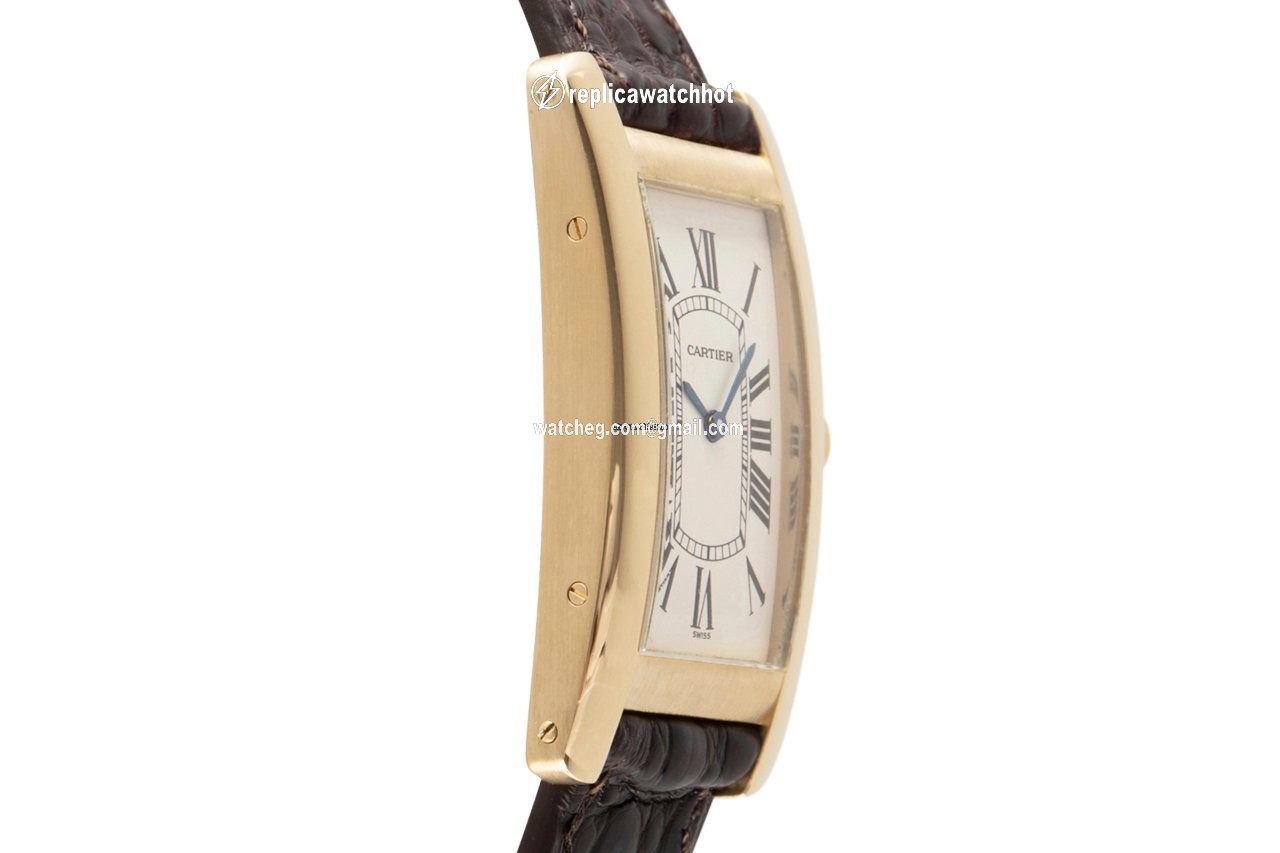 Cartier Tank Americaine Mens watch Unisex Quartz Yellow gold 1720 3