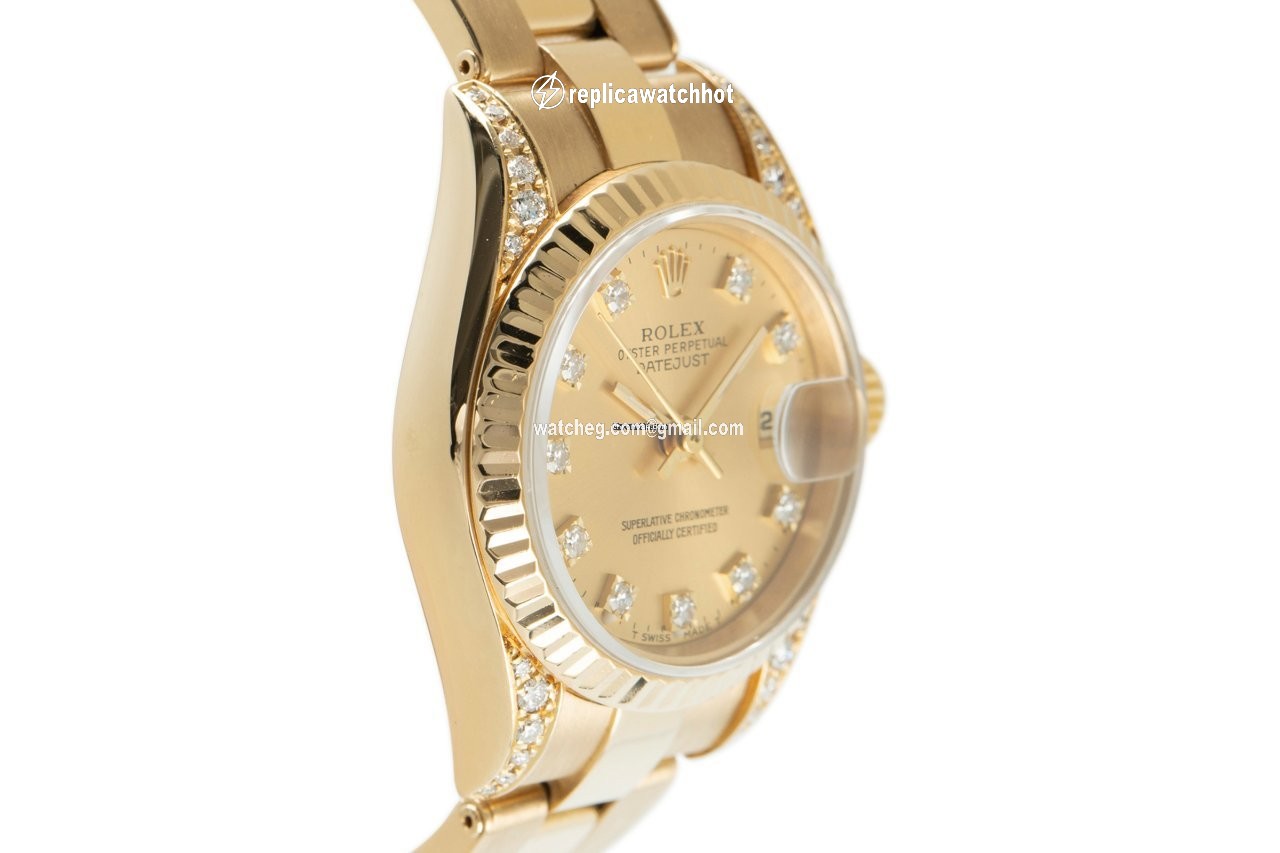 Rolex Lady-Datejust Womens watch Yellow gold Automatic 69238 3
