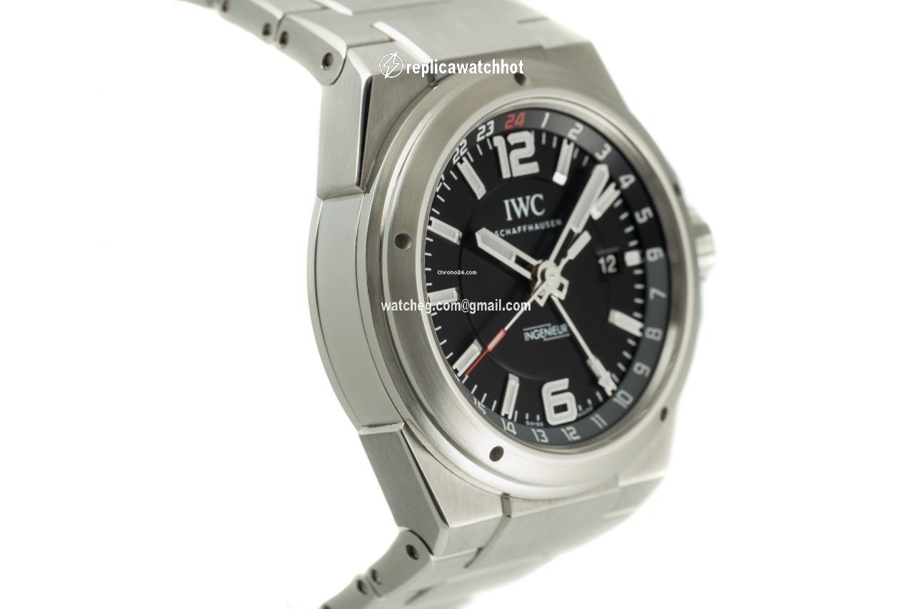 IWC Ingenieur Dual Time Mens watch Unisex Automatic Steel IW324402 3