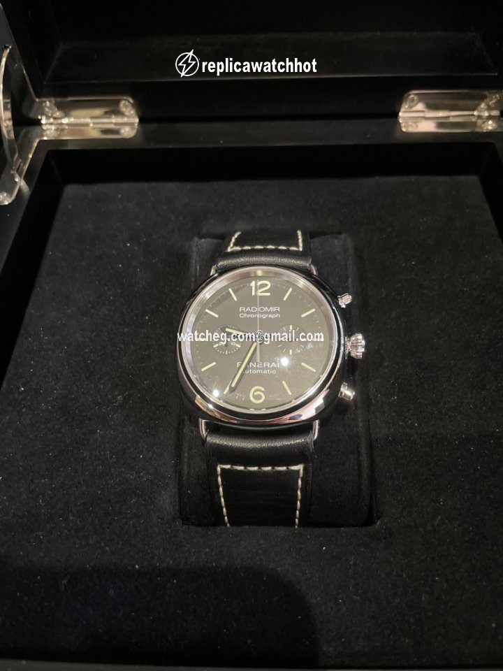 Panerai Radiomir Chronograph Mens watch Unisex Automatic Steel PAM 00369 3