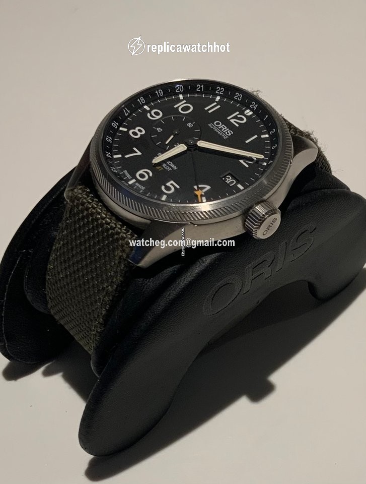 Oris Big Crown ProPilot GMT Mens watch Unisex Automatic Steel 01 748 7710 4164-07 5 22 15FC 3